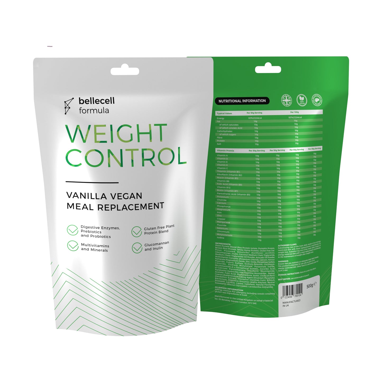 WEIGHT LOSS Vegan Meal Replacement Formula