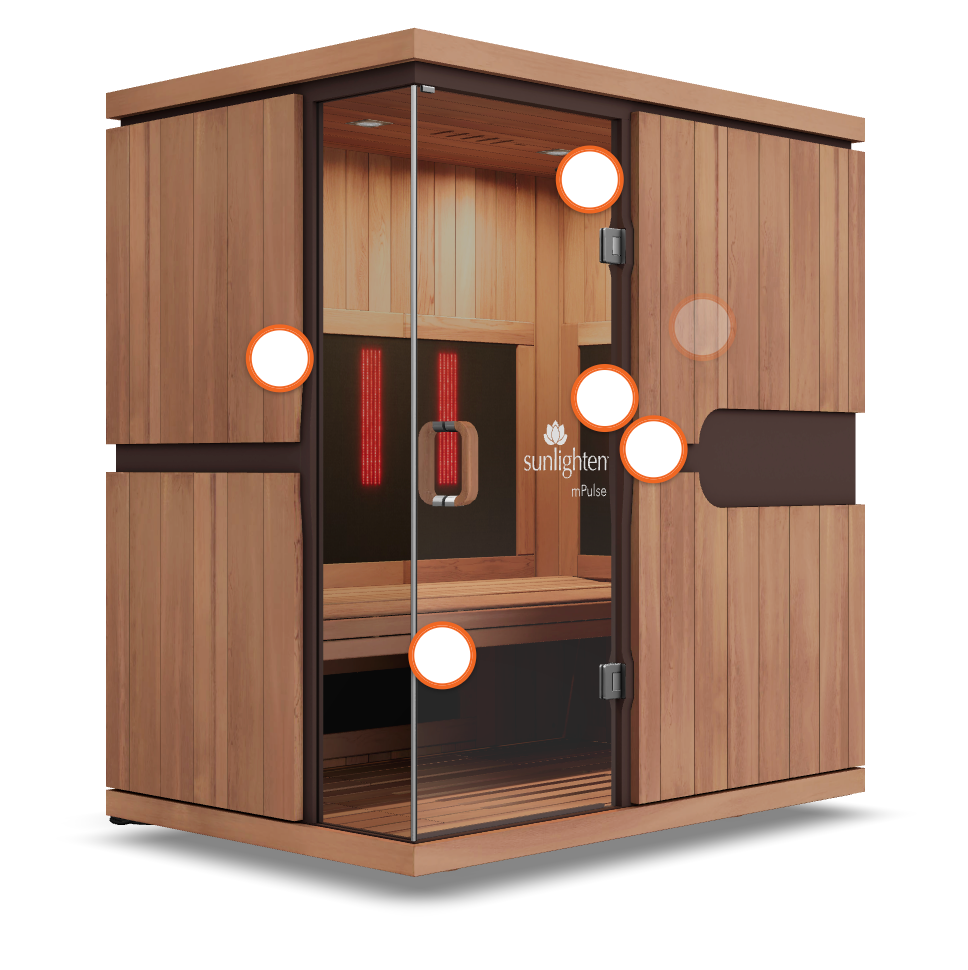 mPulse Conquer mid and far infrared sauna
