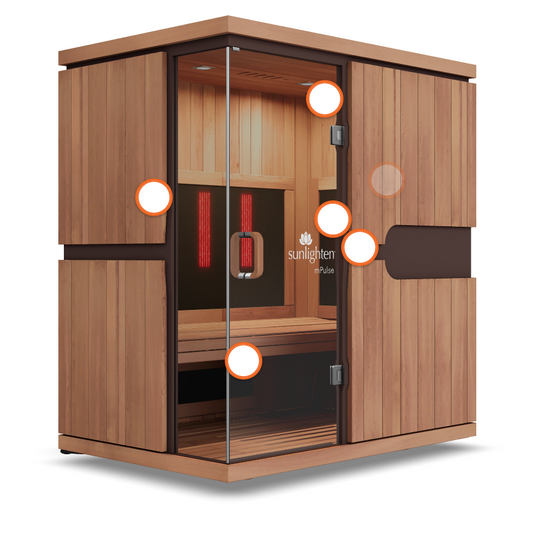mPulse Conquer mid and far infrared sauna