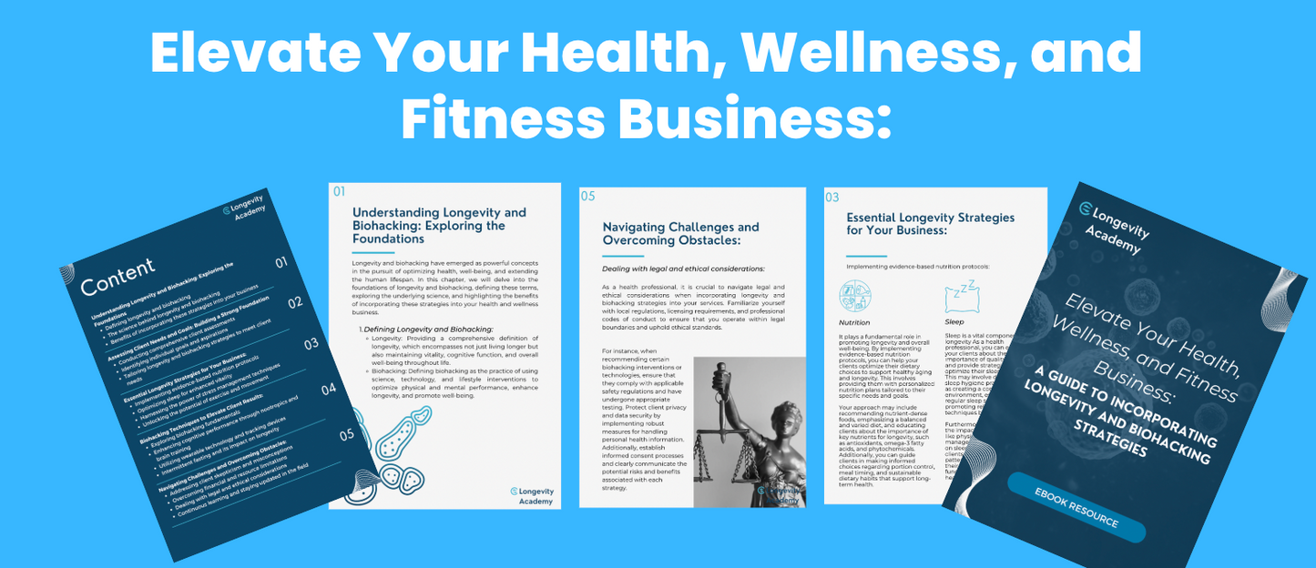 Elevate Your Wellness Business with Proven Longevity and Biohacking Strategies
