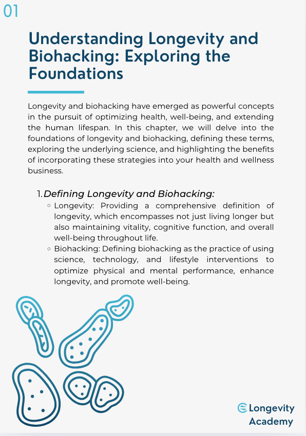 Elevate Your Wellness Business with Proven Longevity and Biohacking Strategies